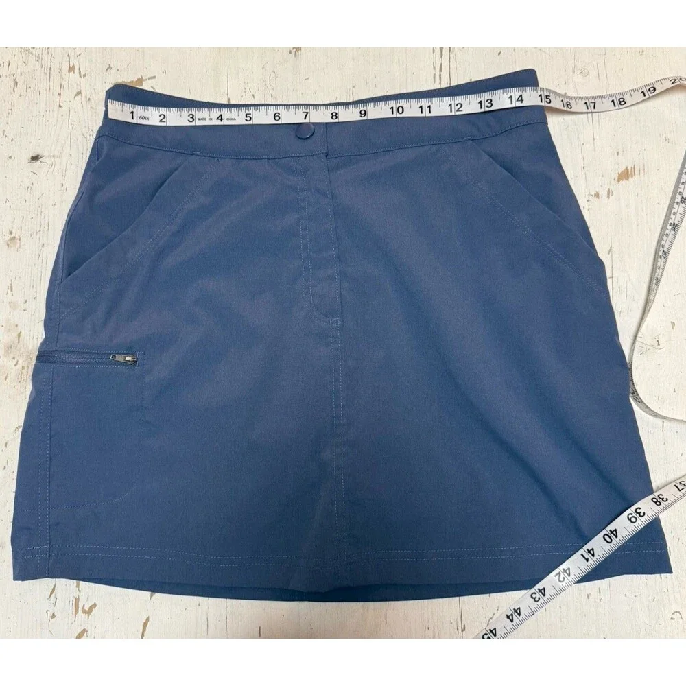 32 Degrees Cool Lightweight Skirt Skort S Indigo Blue Tennis Pickle Ball Sporty